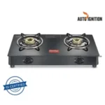 Prestige Atlas Plus High Effient Brass burner & Toughened Glass (2 Burners) 1